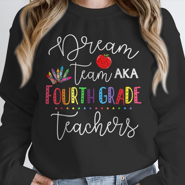 Dream Team Fourth Grade Teachers Back To School 4th Grade Unisex Sweatshirt, novelty gifts, funny gifts Dream Team Fourth Grade Teachers Back To School 4th Grade Unisex Sweatshirt, novelty gifts, funny gifts