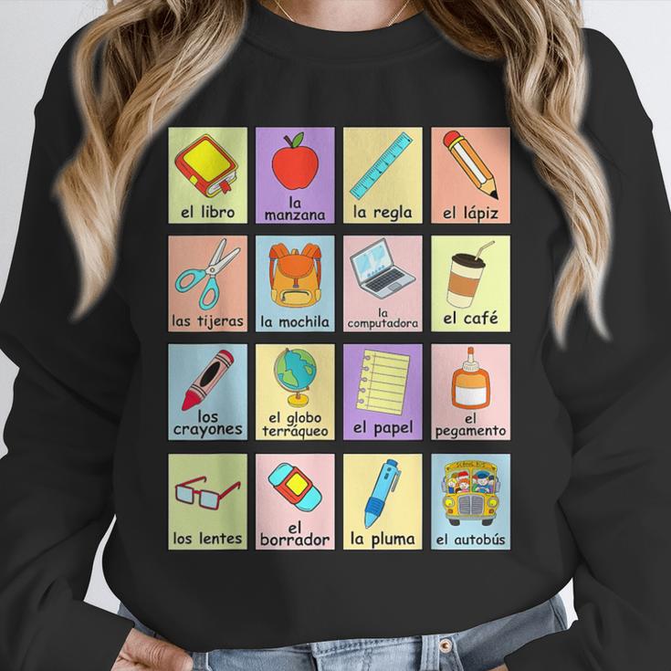 Dual Language Crew Bilingual Spanish Teacher Back To School For Men Women Unisex Sweatshirt, novelty gifts, funny gifts