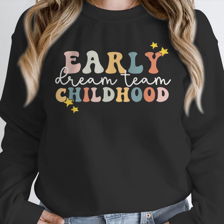 Early Childhood Dream Team Daycare Teacher Toddler Teacher Unisex Sweatshirt, novelty gifts, funny gifts Early Childhood Dream Team Daycare Teacher Toddler Teacher Unisex Sweatshirt, novelty gifts, funny gifts