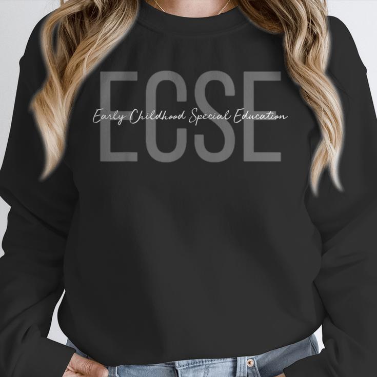 ECSE Early Childhood Teacher Special Education Unisex Sweatshirt, novelty gifts, funny gifts ECSE Early Childhood Teacher Special Education Unisex Sweatshirt, novelty gifts, funny gifts