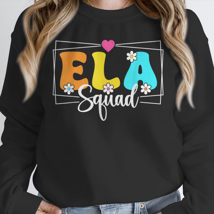 ELA Squad Teacher Back To School English Language Arts Unisex Sweatshirt, novelty gifts, funny gifts ELA Squad Teacher Back To School English Language Arts Unisex Sweatshirt, novelty gifts, funny gifts