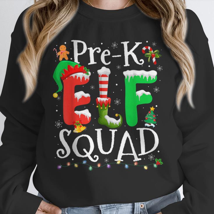 Elf Squad Pre-k Teacher Christmas Child Xmas Unisex Sweatshirt, novelty gifts, funny gifts