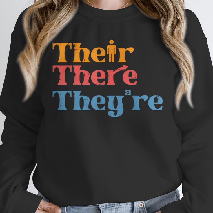 English Teacher Their There Theyre Grammar Men Women Unisex Sweatshirt, novelty gifts, funny gifts English Teacher Their There Theyre Grammar Men Women Unisex Sweatshirt, novelty gifts, funny gifts