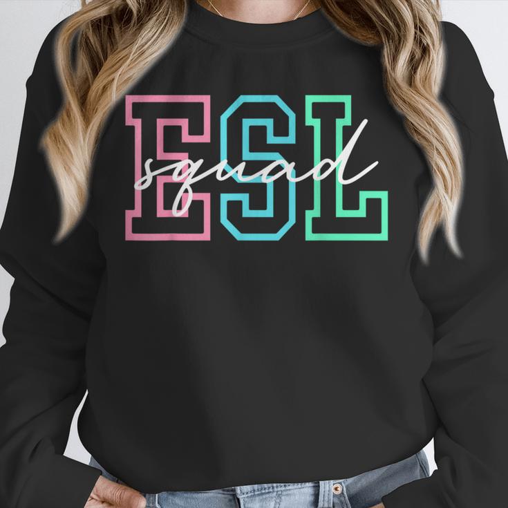 ESL Squad Teacher English As A Second Language Unisex Sweatshirt, novelty gifts, funny gifts ESL Squad Teacher English As A Second Language Unisex Sweatshirt, novelty gifts, funny gifts