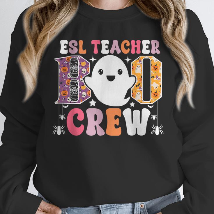 ESL Teacher Boo Crew Halloween Costume Unisex Sweatshirt, novelty gifts, funny gifts ESL Teacher Boo Crew Halloween Costume Unisex Sweatshirt, novelty gifts, funny gifts