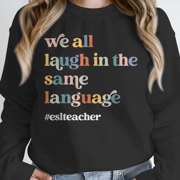ESL Teacher ESOL Student Cute Retro Back To School First Day Unisex Sweatshirt, novelty gifts, funny gifts ESL Teacher ESOL Student Cute Retro Back To School First Day Unisex Sweatshirt, novelty gifts, funny gifts