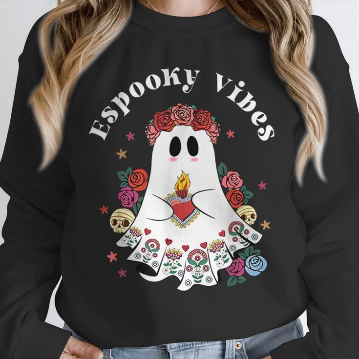 Espooky Vibes Maestra Halloween Spanish Mexican Teacher Unisex Sweatshirt, novelty gifts, funny gifts Espooky Vibes Maestra Halloween Spanish Mexican Teacher Unisex Sweatshirt, novelty gifts, funny gifts