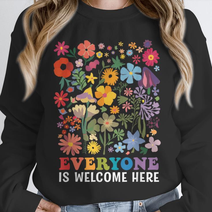 Everyone Is Welcome Here Tshirt Idaho Teacher Support Retro Unisex Sweatshirt, novelty gifts, funny gifts Everyone Is Welcome Here Tshirt Idaho Teacher Support Retro Unisex Sweatshirt, novelty gifts, funny gifts