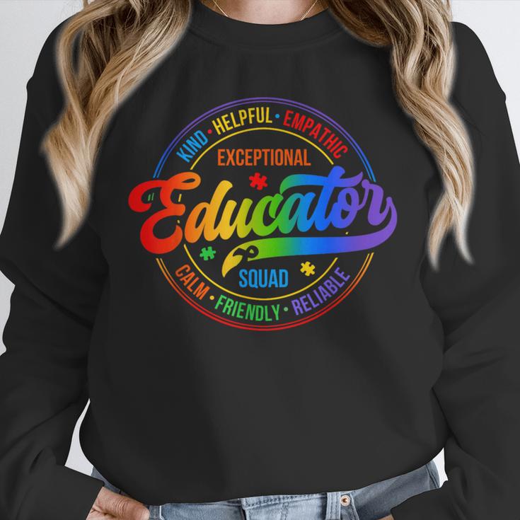 Exceptional Educator Squad Special Education Teacher Autism Unisex Sweatshirt, novelty gifts, funny gifts Exceptional Educator Squad Special Education Teacher Autism Unisex Sweatshirt, novelty gifts, funny gifts