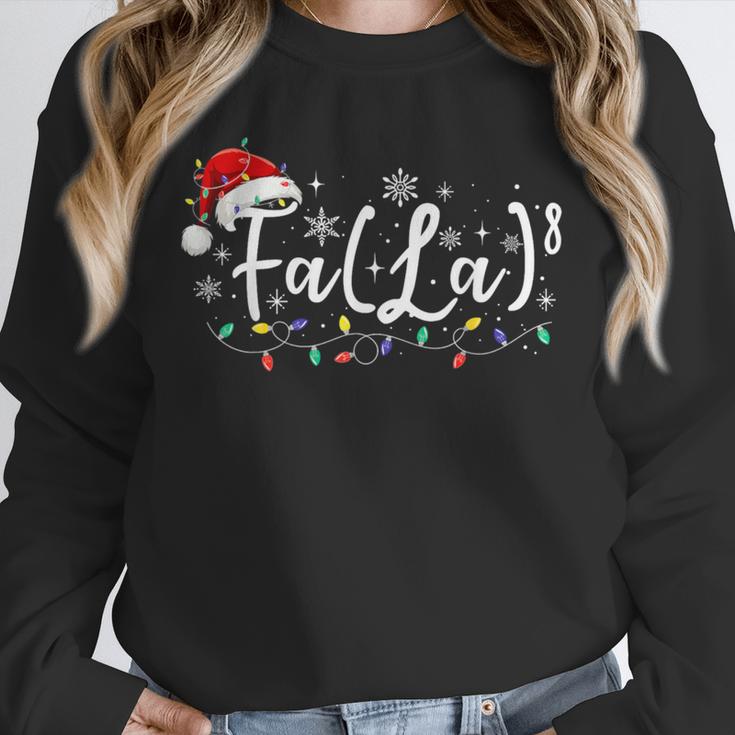 FA LA8 Christmas Santa Fa La Math Teacher Student Unisex Sweatshirt, novelty gifts, funny gifts