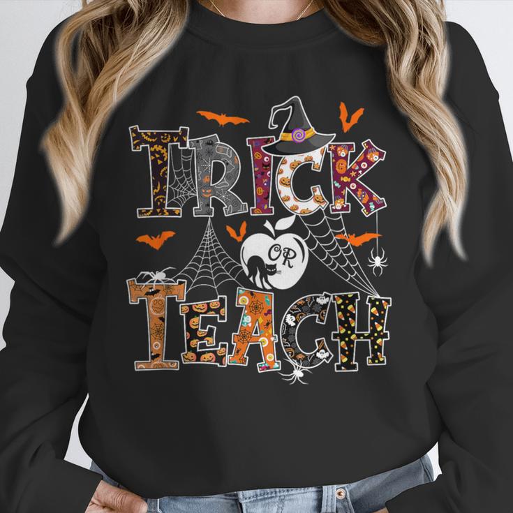 Fall Holiday Themed Thanksgiving Halloween Teacher Trick Or Unisex Sweatshirt, novelty gifts, funny gifts Fall Holiday Themed Thanksgiving Halloween Teacher Trick Or Unisex Sweatshirt, novelty gifts, funny gifts