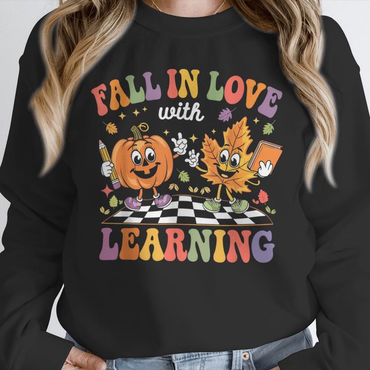 Fall In Love With Learning Autumn Fall Season Teacher Unisex Sweatshirt, novelty gifts, funny gifts Fall In Love With Learning Autumn Fall Season Teacher Unisex Sweatshirt, novelty gifts, funny gifts