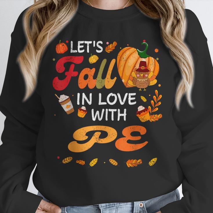 Lets Fall In Love With PE Teacher Thanksgiving Unisex Sweatshirt, novelty gifts, funny gifts Lets Fall In Love With PE Teacher Thanksgiving Unisex Sweatshirt, novelty gifts, funny gifts