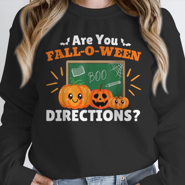 Are You Fall O Ween Directions Halloween Teacher Retro Unisex Sweatshirt, novelty gifts, funny gifts Are You Fall O Ween Directions Halloween Teacher Retro Unisex Sweatshirt, novelty gifts, funny gifts