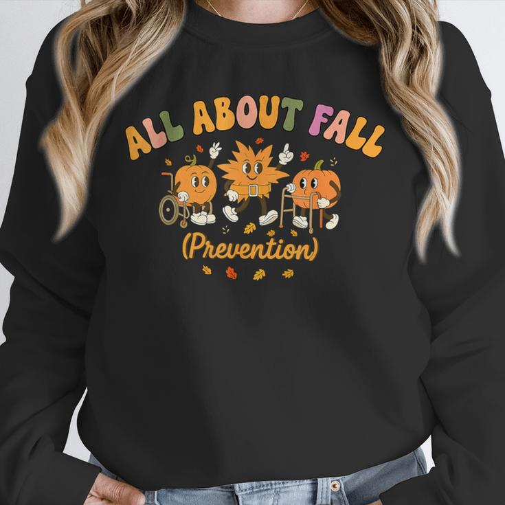 All About Fall Prevention Therapy SPED Teacher Thanksgiving Unisex Sweatshirt, novelty gifts, funny gifts All About Fall Prevention Therapy SPED Teacher Thanksgiving Unisex Sweatshirt, novelty gifts, funny gifts