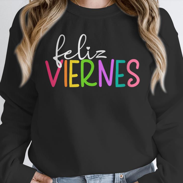 Feliz Viernes Happy Friday Spanish Teacher Friday Spanish Sp Unisex Sweatshirt, novelty gifts, funny gifts Feliz Viernes Happy Friday Spanish Teacher Friday Spanish Sp Unisex Sweatshirt, novelty gifts, funny gifts