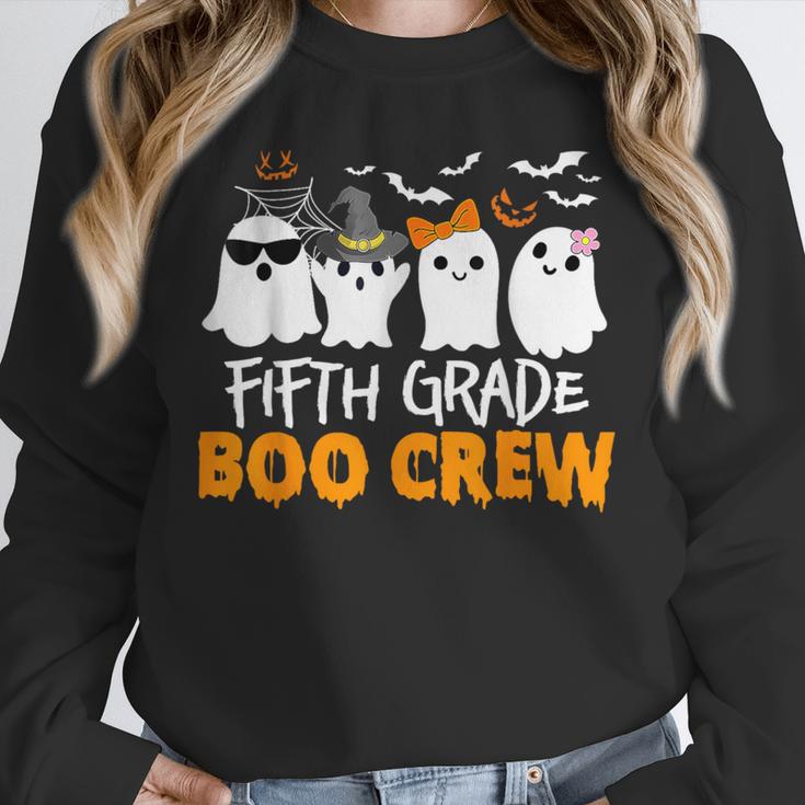 Fifth Grade Boo Crew Halloween Teacher Costume Unisex Sweatshirt, novelty gifts, funny gifts