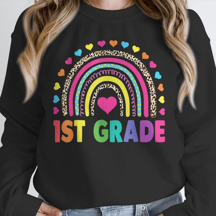 First Grade Rainbow Girls Boys Teacher Team 1st Grade Squad Unisex Sweatshirt, novelty gifts, funny gifts First Grade Rainbow Girls Boys Teacher Team 1st Grade Squad Unisex Sweatshirt, novelty gifts, funny gifts