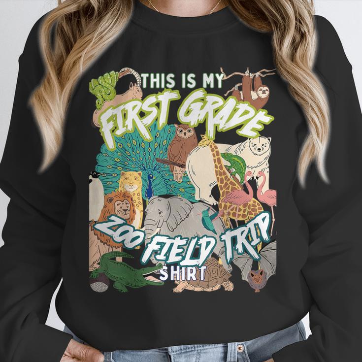 First Grade Zoo Field Trip Matching Student Teacher Class Unisex Sweatshirt, novelty gifts, funny gifts First Grade Zoo Field Trip Matching Student Teacher Class Unisex Sweatshirt, novelty gifts, funny gifts
