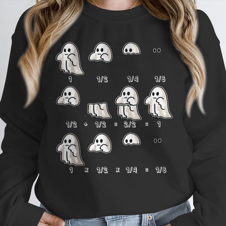 Fractions Math Teacher Ghost Math Halloween Humorous Unisex Sweatshirt, novelty gifts, funny gifts Fractions Math Teacher Ghost Math Halloween Humorous Unisex Sweatshirt, novelty gifts, funny gifts