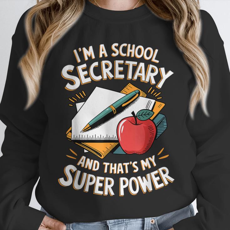 Front Office Teacher Admin Mother I'm A School Secretary Unisex Sweatshirt, novelty gifts, funny gifts