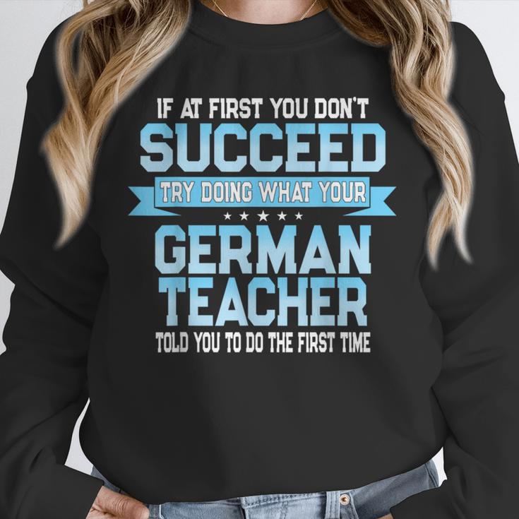 Fun German Teacher Appreciation Language Class Saying Unisex Sweatshirt, novelty gifts, funny gifts