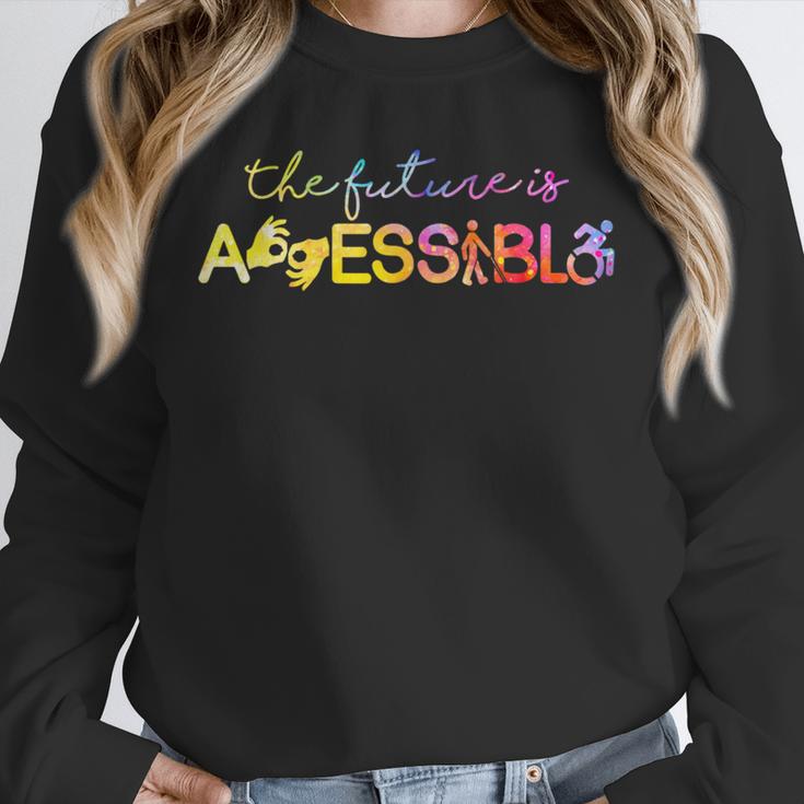 The Future Is Accessible Special Education Teacher Unisex Sweatshirt, novelty gifts, funny gifts The Future Is Accessible Special Education Teacher Unisex Sweatshirt, novelty gifts, funny gifts