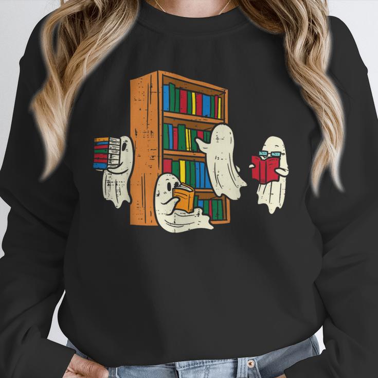 Ghosts Reading Books Teacher Halloween Librarian Boooks Unisex Sweatshirt, novelty gifts, funny gifts Ghosts Reading Books Teacher Halloween Librarian Boooks Unisex Sweatshirt, novelty gifts, funny gifts