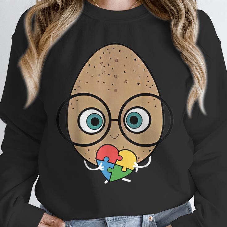 The Good Egg Teacher Halloween Costume Food Group Cute Unisex Sweatshirt, novelty gifts, funny gifts