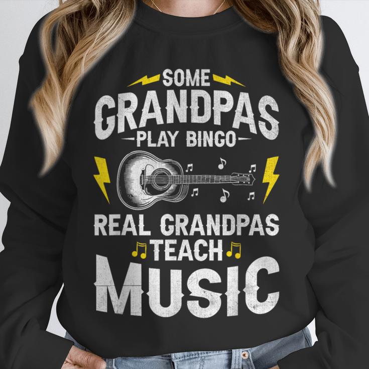 Some Grandpas Play Bingo Real Grandpas Teach Music Teacher Unisex Sweatshirt, novelty gifts, funny gifts Some Grandpas Play Bingo Real Grandpas Teach Music Teacher Unisex Sweatshirt, novelty gifts, funny gifts