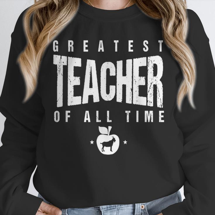 Greatest Teacher Of All Time Teachers Day 1 Teacher Goat Unisex Sweatshirt, novelty gifts, funny gifts Greatest Teacher Of All Time Teachers Day 1 Teacher Goat Unisex Sweatshirt, novelty gifts, funny gifts