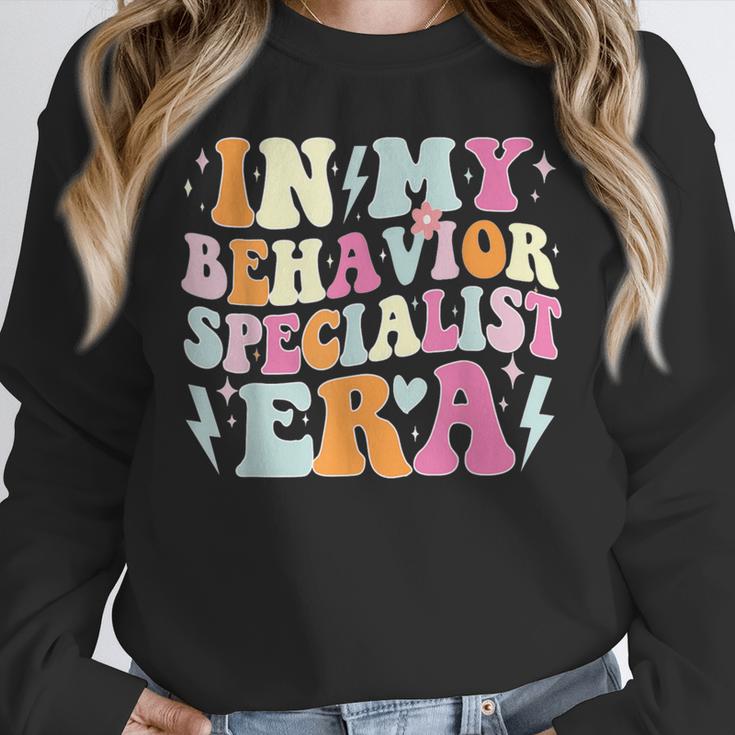 Groovy In My Behavior Specialist Era Behavior Teachers Unisex Sweatshirt, novelty gifts, funny gifts Groovy In My Behavior Specialist Era Behavior Teachers Unisex Sweatshirt, novelty gifts, funny gifts