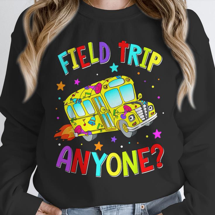 Groovy Field Trip Anyone Happy Field Day For Teachers Kids Unisex Sweatshirt, novelty gifts, funny gifts Groovy Field Trip Anyone Happy Field Day For Teachers Kids Unisex Sweatshirt, novelty gifts, funny gifts