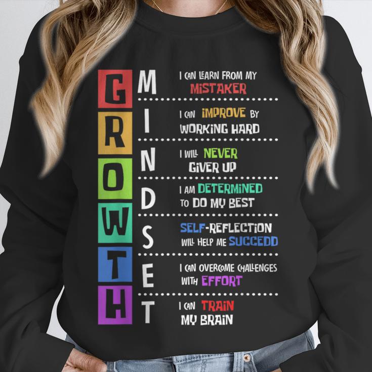 Growth Mindset Positive Motivational Classroom Teacher Learn Unisex Sweatshirt, novelty gifts, funny gifts Growth Mindset Positive Motivational Classroom Teacher Learn Unisex Sweatshirt, novelty gifts, funny gifts