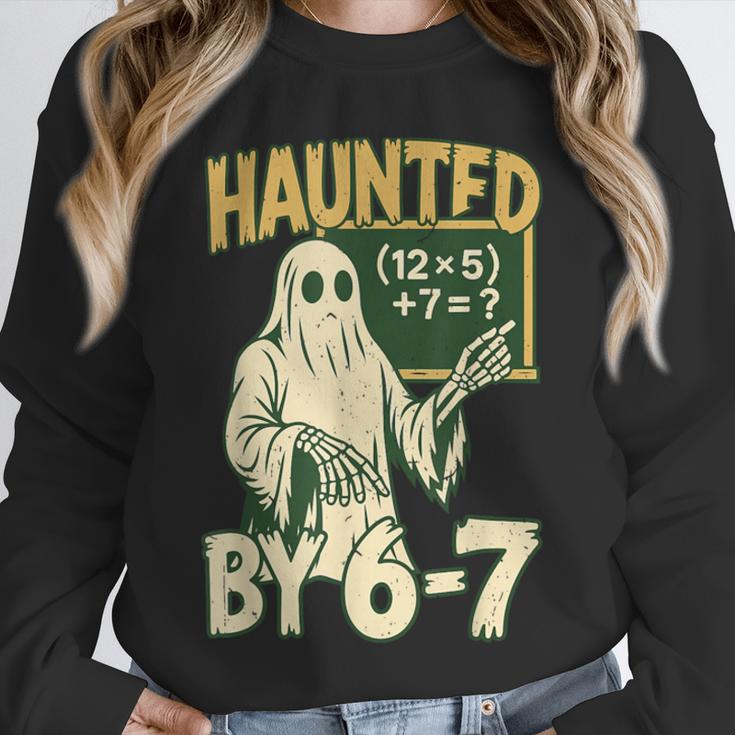 Halloween Costume Haunted By 67 Ghost Math Teacher Professor Unisex Sweatshirt, novelty gifts, funny gifts Halloween Costume Haunted By 67 Ghost Math Teacher Professor Unisex Sweatshirt, novelty gifts, funny gifts