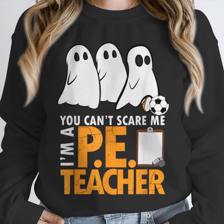 Halloween PE Teacher Shirt Can't Scare Me Unisex Sweatshirt, novelty gifts, funny gifts Halloween PE Teacher Shirt Can't Scare Me Unisex Sweatshirt, novelty gifts, funny gifts