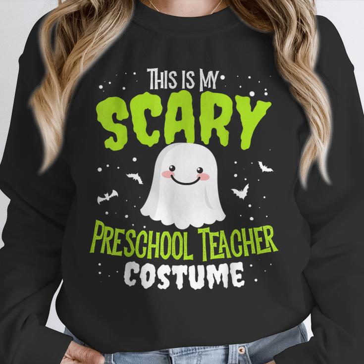 Halloween This Is My Scary Preschool Teacher Custome For Men Women Kids Unisex Sweatshirt, novelty gifts, funny gifts Halloween This Is My Scary Preschool Teacher Custome For Men Women Kids Unisex Sweatshirt, novelty gifts, funny gifts