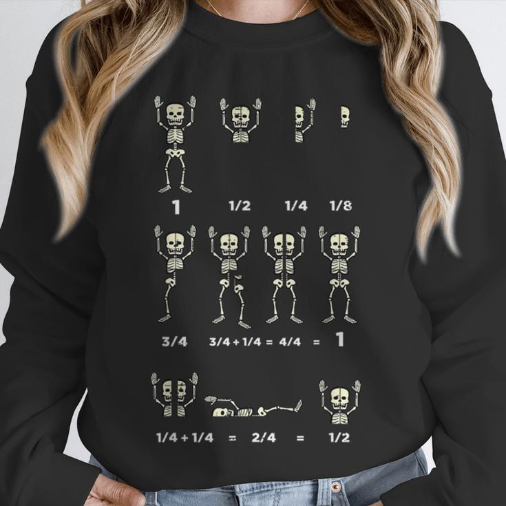 Halloween Skeleton Math Fraction Teacher Men Women Unisex Sweatshirt, novelty gifts, funny gifts Halloween Skeleton Math Fraction Teacher Men Women Unisex Sweatshirt, novelty gifts, funny gifts