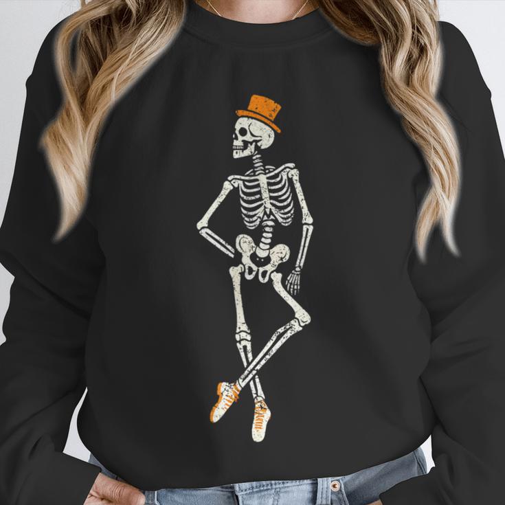 Halloween Skeleton Tap Dance Ballet Dance Teacher Unisex Sweatshirt, novelty gifts, funny gifts