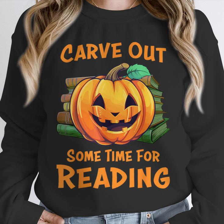 Halloween Teacher Librarian Pumpkin Reading Books Men Women Kids Unisex Sweatshirt, novelty gifts, funny gifts Halloween Teacher Librarian Pumpkin Reading Books Men Women Kids Unisex Sweatshirt, novelty gifts, funny gifts