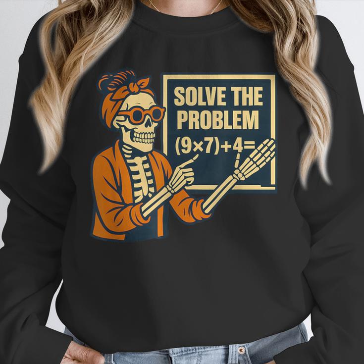 Halloween Teacher Six Seven Meme 6 7 Skeleton Spooky Costume Unisex Sweatshirt, novelty gifts, funny gifts Halloween Teacher Six Seven Meme 6 7 Skeleton Spooky Costume Unisex Sweatshirt, novelty gifts, funny gifts