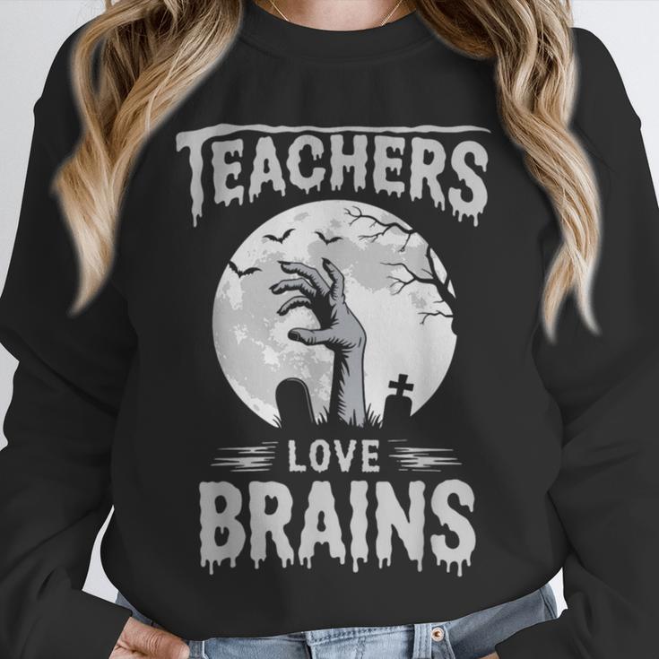 Halloween Teacher Tshirts Zombie Teachers Love Brains Unisex Sweatshirt, novelty gifts, funny gifts Halloween Teacher Tshirts Zombie Teachers Love Brains Unisex Sweatshirt, novelty gifts, funny gifts
