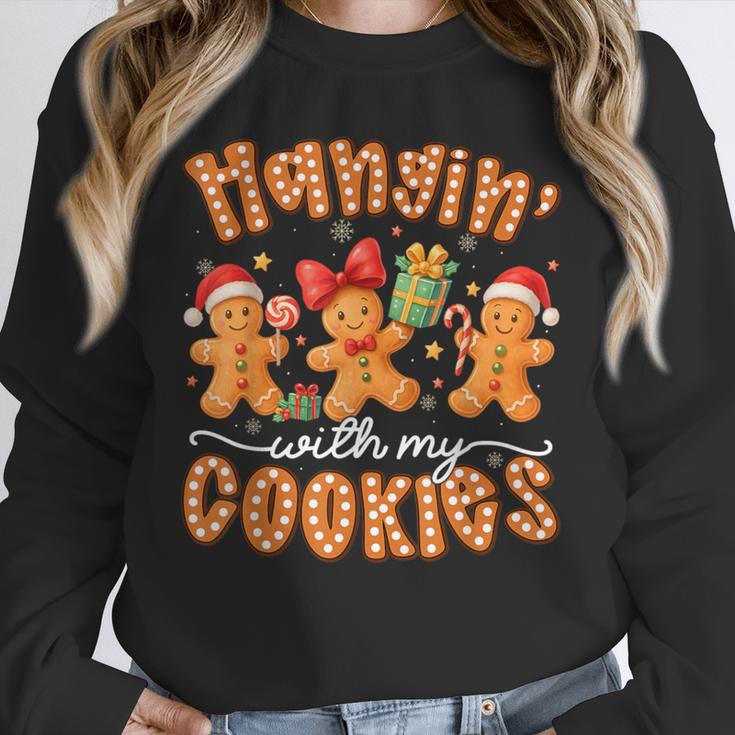 Hangin With My Cookies Gingerbread Men Women Xmas Teacher Unisex Sweatshirt, novelty gifts, funny gifts Hangin With My Cookies Gingerbread Men Women Xmas Teacher Unisex Sweatshirt, novelty gifts, funny gifts
