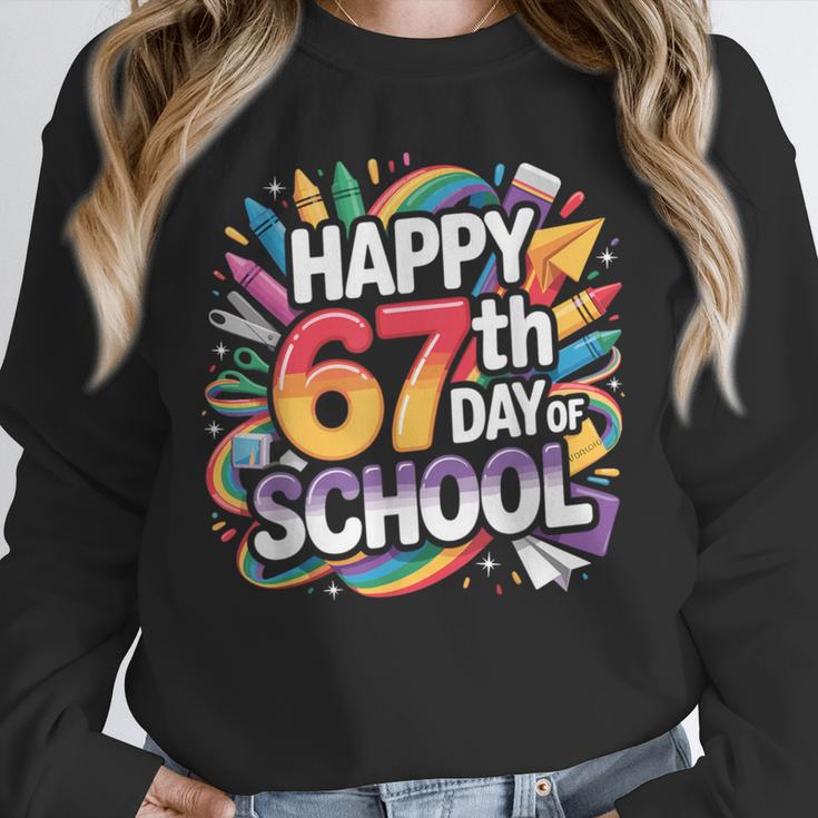 Happy 67 Days Of School Meme 100 Day Of School Teacher 6 7 Unisex Sweatshirt, novelty gifts, funny gifts