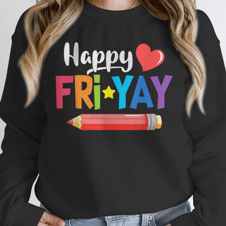 Happy Fri-Yay Friday Lovers Fun Teacher Life Weekend Unisex Sweatshirt, novelty gifts, funny gifts Happy Fri-Yay Friday Lovers Fun Teacher Life Weekend Unisex Sweatshirt, novelty gifts, funny gifts