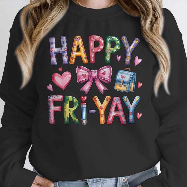 Happy Fri-Yay Teacher Fry Yay Friday Weekend Cute Fri-Yay Unisex Sweatshirt, novelty gifts, funny gifts Happy Fri-Yay Teacher Fry Yay Friday Weekend Cute Fri-Yay Unisex Sweatshirt, novelty gifts, funny gifts
