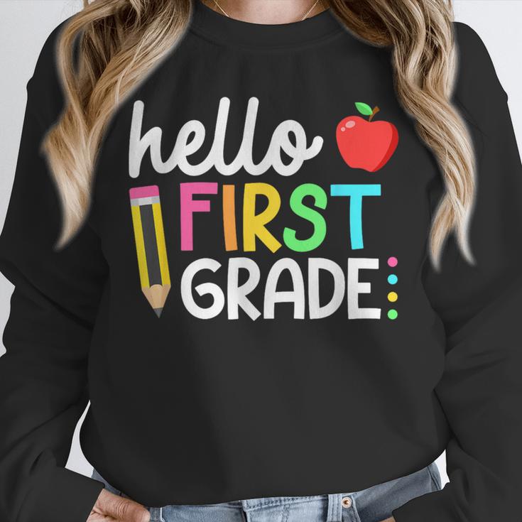 Hello First Grade Team 1st Grade Back To School Teacher Kids Unisex Sweatshirt, novelty gifts, funny gifts Hello First Grade Team 1st Grade Back To School Teacher Kids Unisex Sweatshirt, novelty gifts, funny gifts