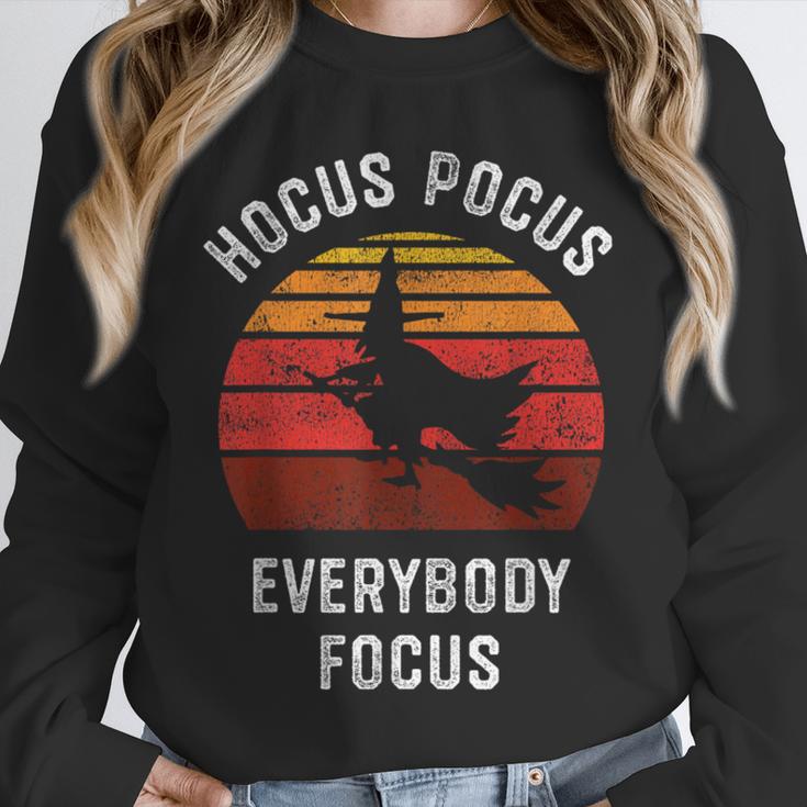 Hocus Pocus Everybody Focus Witch Halloween Teacher Women Unisex Sweatshirt, novelty gifts, funny gifts Hocus Pocus Everybody Focus Witch Halloween Teacher Women Unisex Sweatshirt, novelty gifts, funny gifts