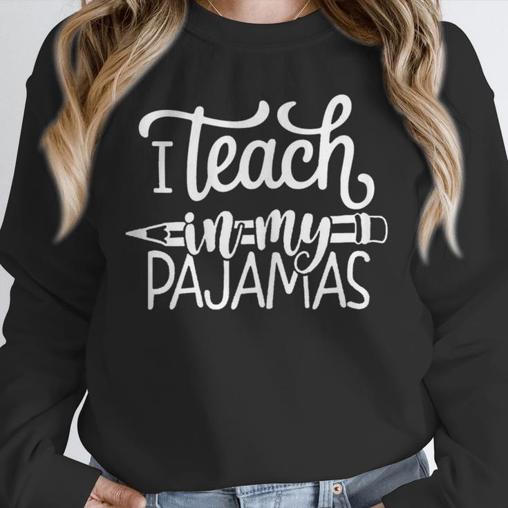 Homeschool Mom Teacher I Teach In My Pajamas For Women Unisex Sweatshirt, novelty gifts, funny gifts Homeschool Mom Teacher I Teach In My Pajamas For Women Unisex Sweatshirt, novelty gifts, funny gifts