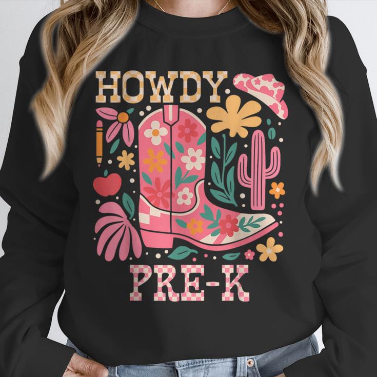 Howdy Pre-K Cowgirls Teacher Back To School Unisex Sweatshirt, novelty gifts, funny gifts Howdy Pre-K Cowgirls Teacher Back To School Unisex Sweatshirt, novelty gifts, funny gifts